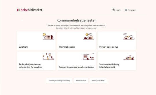Påmelding - Lanseringsseminar for portalen Kommunehelsetjenesten i Helsebiblioteket