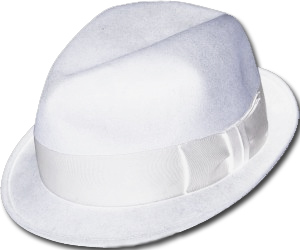 Hvit hatt