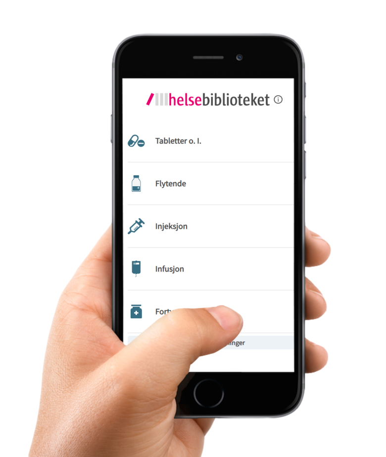 Legemiddelutregning – app til bruk i den kliniske hverdagen