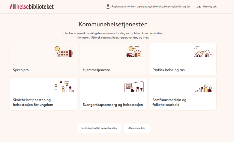 Presentasjoner fra lanseringsseminaret for portalen Kommunehelsetjenesten i Helsebiblioteket