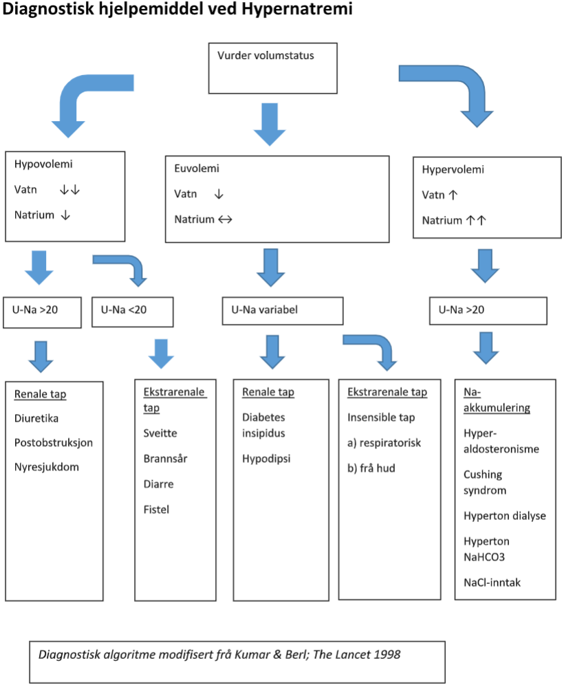 Venture fraktion Billy 2.7 Natrium- og osmolalitetsforstyrrelsar - Helsebiblioteket