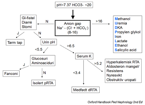 Renal tubulær acidose