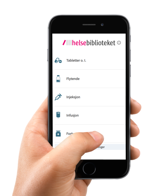  Legemiddelutregning – app til bruk i den kliniske hverdagen